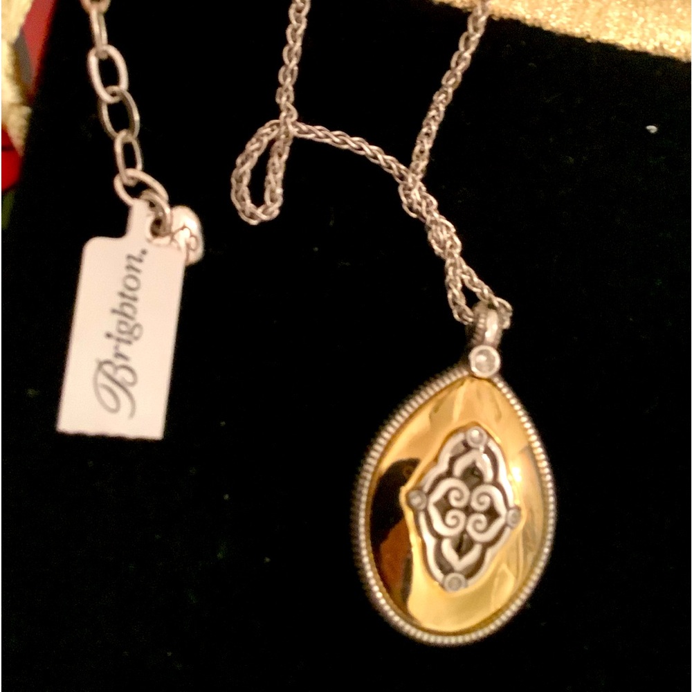 Brighton Two-Tone Gold & Silver Teardrop Pendant Necklace - Women